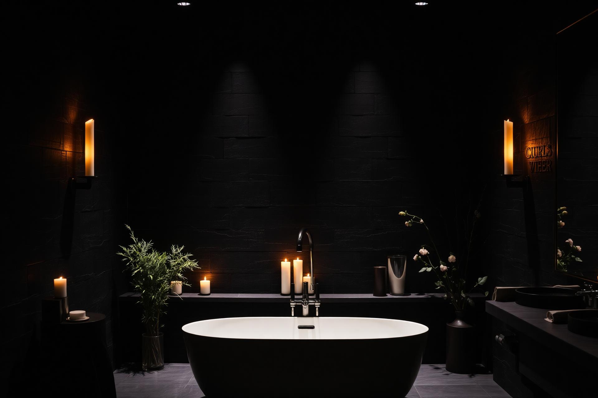 Spa-style bathroom interior